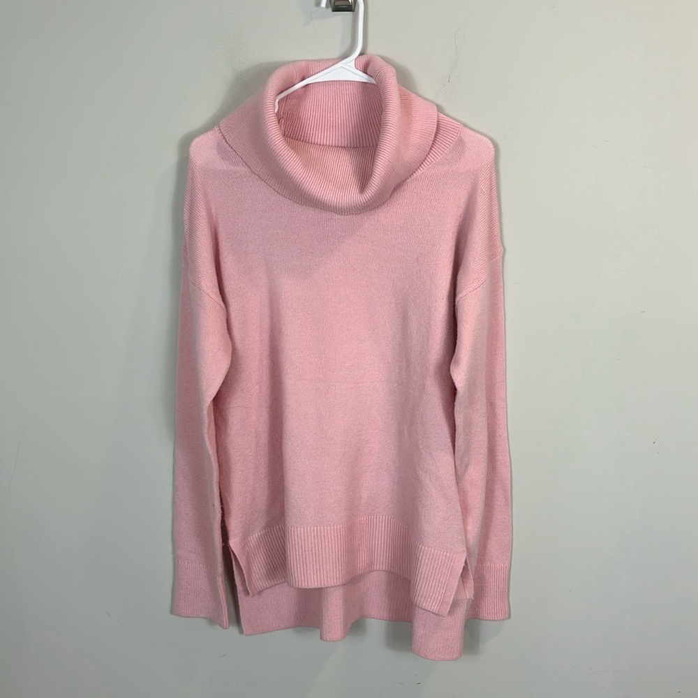 Banana Republic pink turtleneck sweater women size large